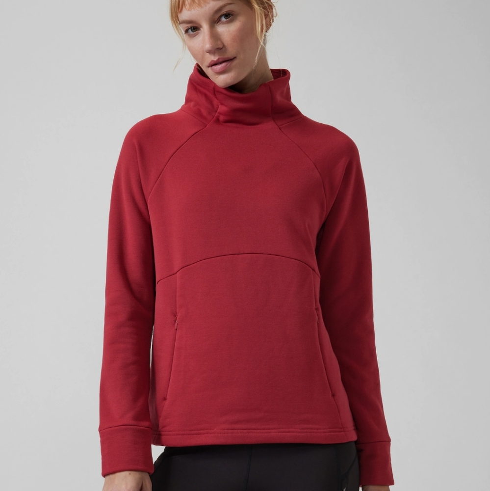 Athleta Funnel Neck Decadent Sweatshirt